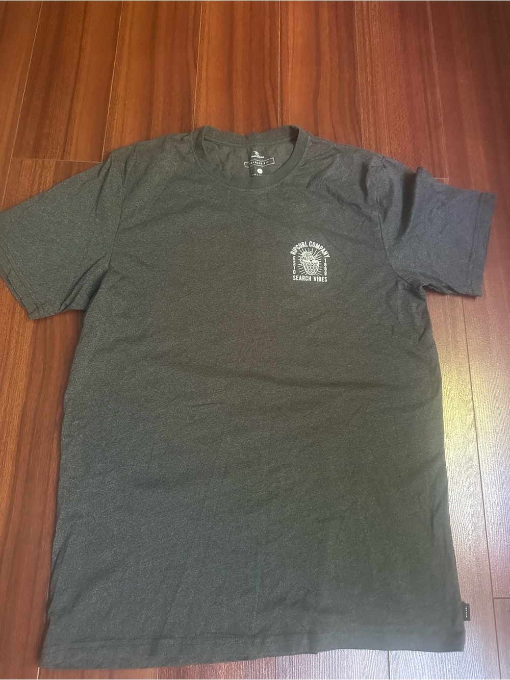 Rip Curl Men's Charcoal Graphic Pocket Tee